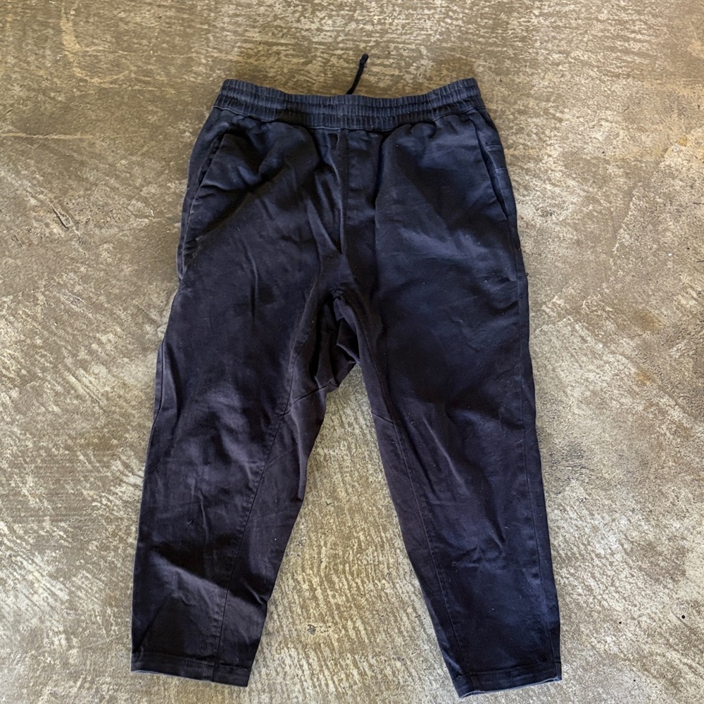 Men's Elwood Black Casual Drawstring Pants